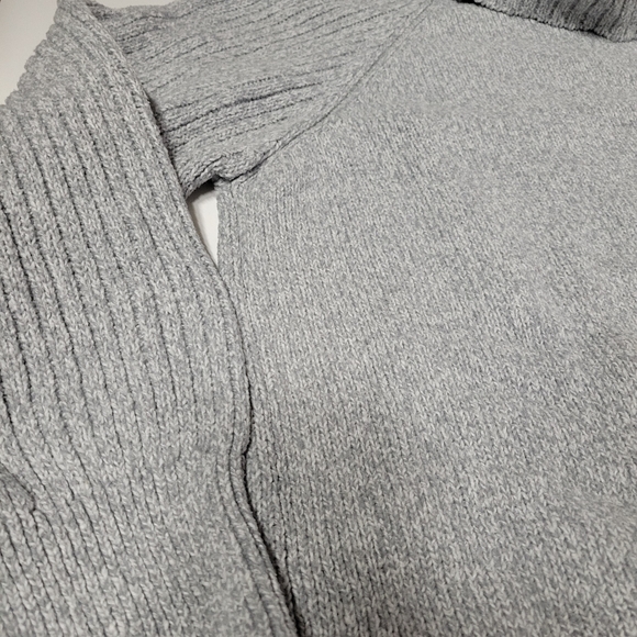 Nine West Gray Cowl Neck Sweater Large - Picture 8 of 8